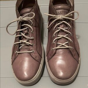 Blackstone leather mid, Charcoal color size 12 EUC